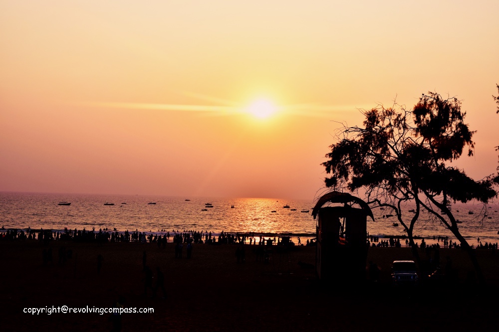 Goa vacation sunset