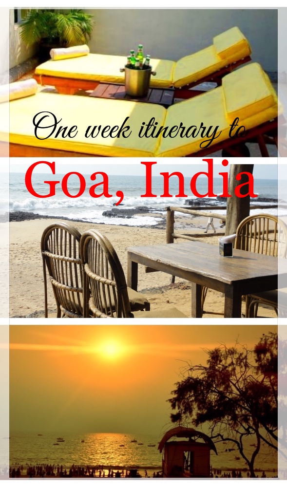 Goa travel itinerary