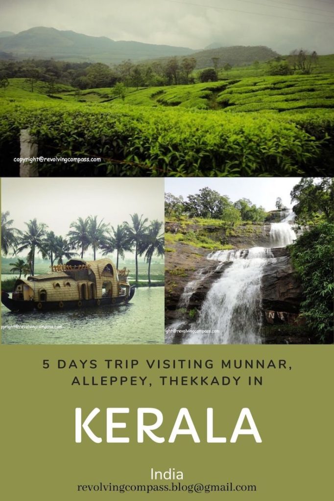 5 days Kerala tour package covering Munnar Alleppey and Thekkady in India | 3 days in Munnar, 1 day in Thekkady and 1 night on houseboar in Alleppey | Best Kerala Honeymoon tour package