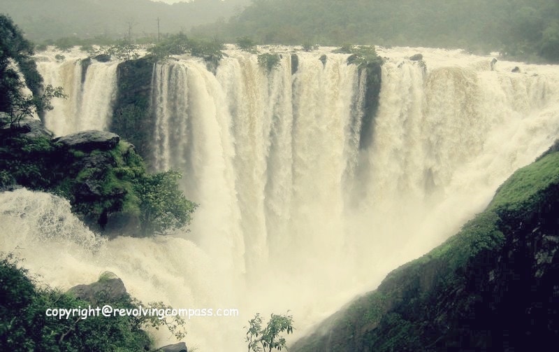 waterfall in monsoon