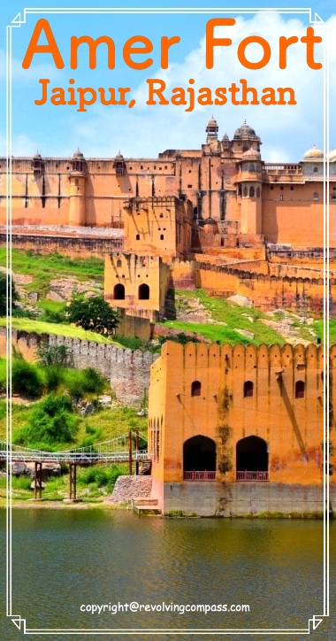 Amer fort or Amber fort, a must visit in Jaipur, Rajasthan, India