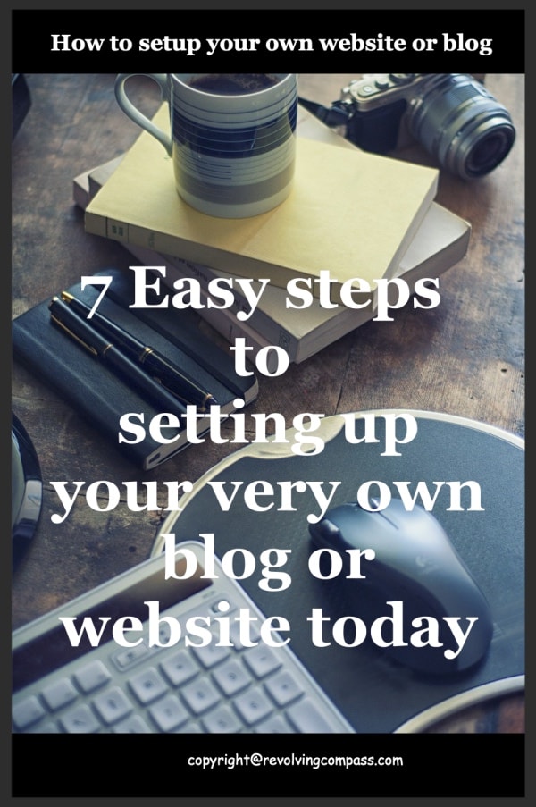 How to setup your own website in 7 easy steps using bluehost as the hosting provider and wordpress as the blogging platform. 
