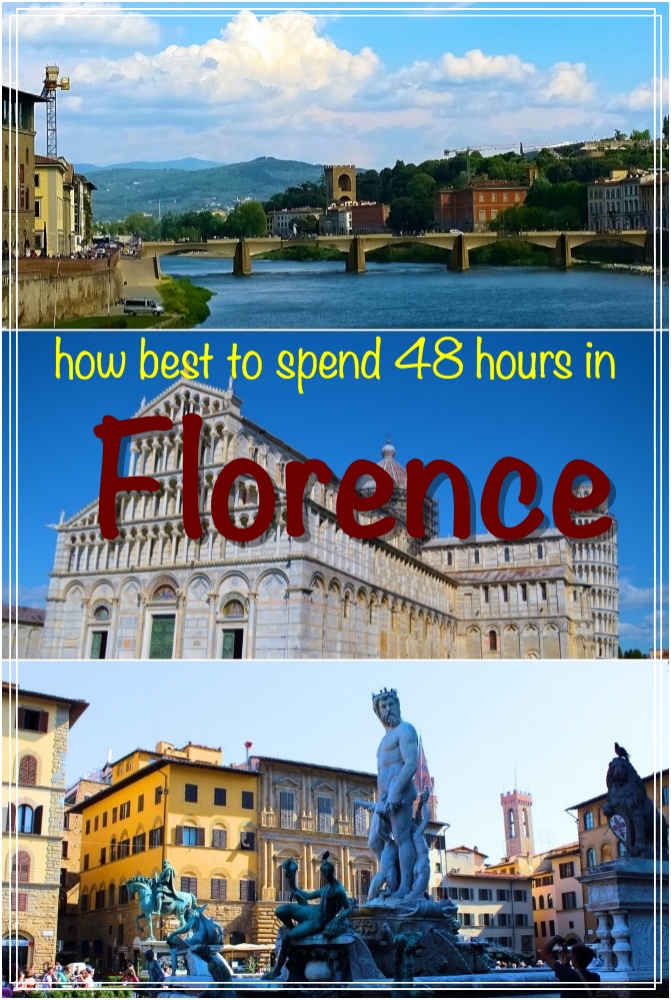 Best way to spend 48 hours in Florence including walking tours covering prominent structures, a half day tour to Pisa, lots of ways to soak into the culture and much more