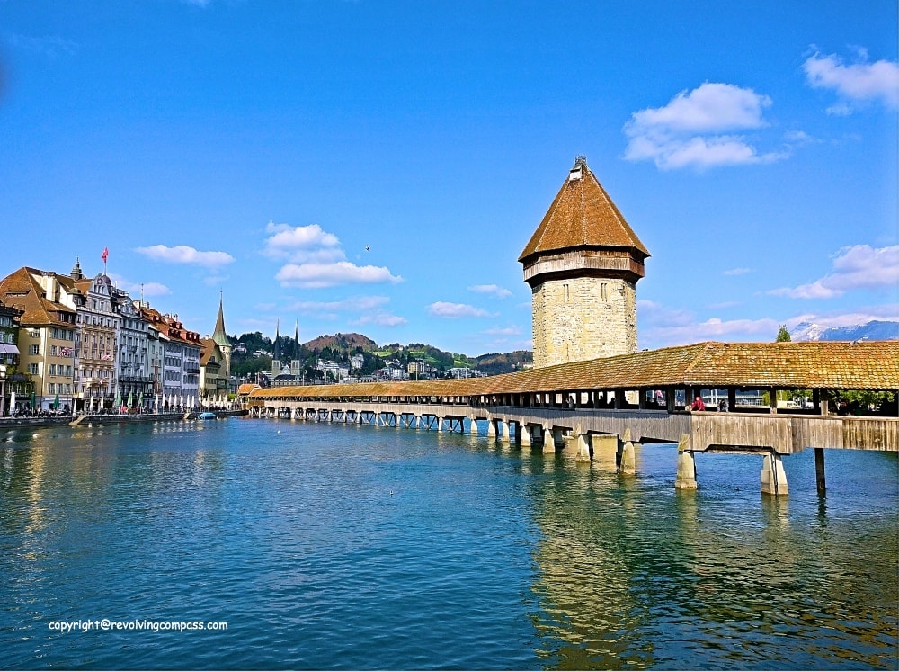 Free lucerne city walking tour , Four days in Switzerland