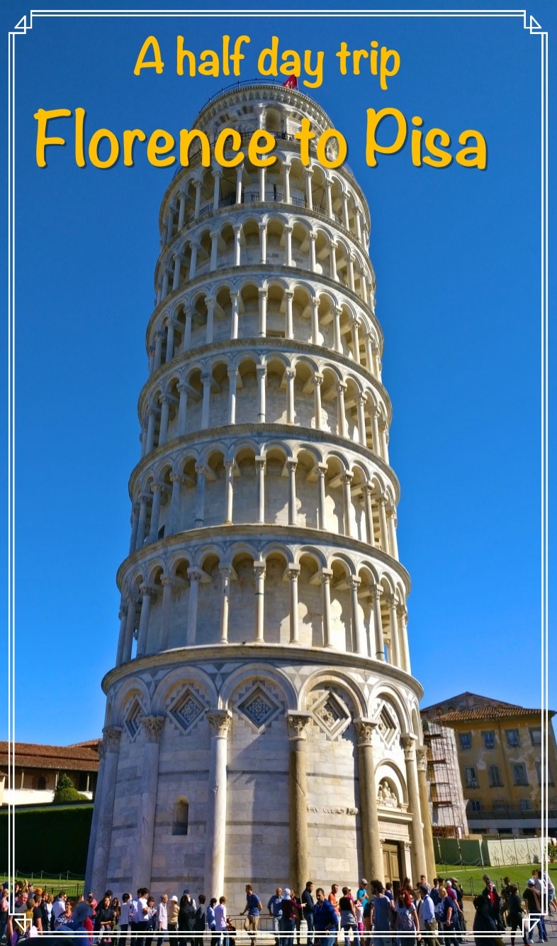 A half day tour from Florence to Pisa crossing the beautiful Tuscany countryside, including the visit to the Cathedral of Pisa, the Leaning Tower of Pisa | day trip to Pisa | How to reach Pisa from Florence | Italy | Wonders of World