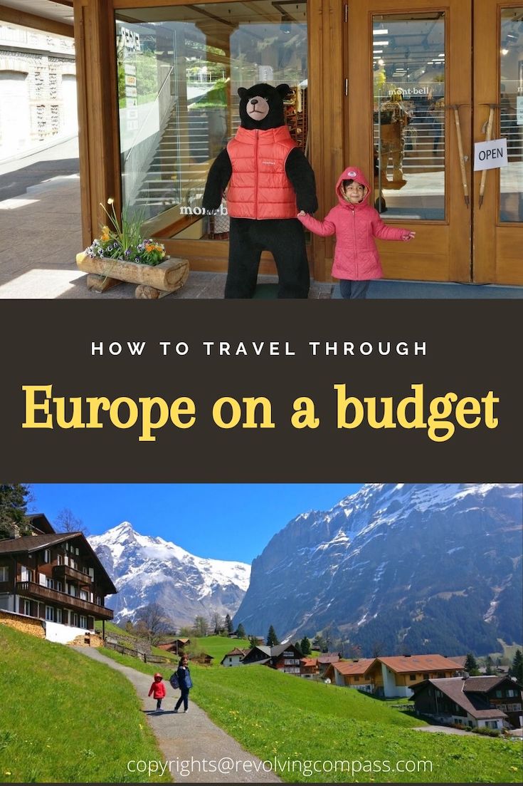 budget to travel europe for 3 months