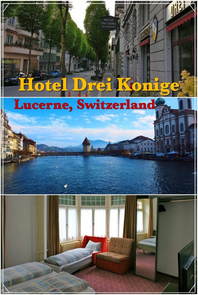 Hotel Drei Konige Lucerne Switzerland | Centrally located | Walking distance from railway station | Walking distance from most of the attractions