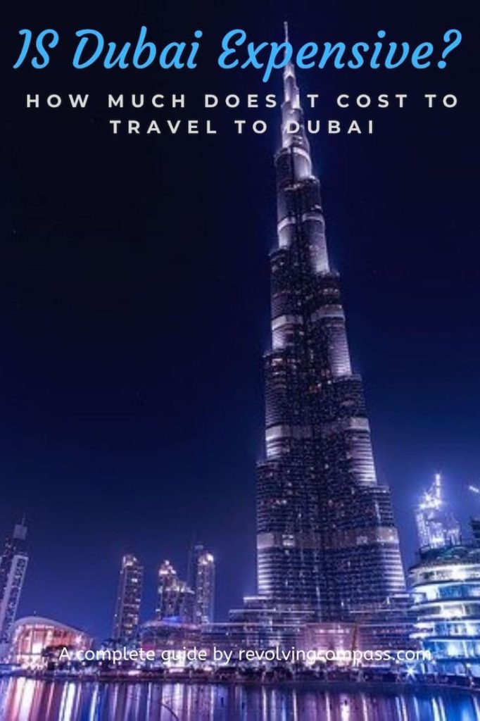 cost of travel to dubai