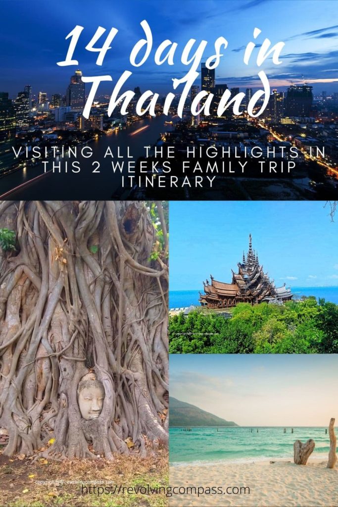 14 days Thailand Itinerary for Thailand trip with family visiting Bangkok, Pattaya, Ayutthaya, Chiang Mai, Chiang Rai, Krabi, Phuket, Sukhothai. Beaches, National Park, Historical Park