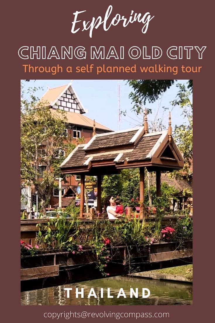 Self guided self planned free walking tour of Chiang Mai Old City | Chiang Mai Old City Temple Tour | Main temples of Chiang Mai | Chiang Mai free walking tour with map
