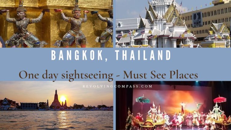 One day of siteseeing in Bangkok Thailand - Places to visit and things to do