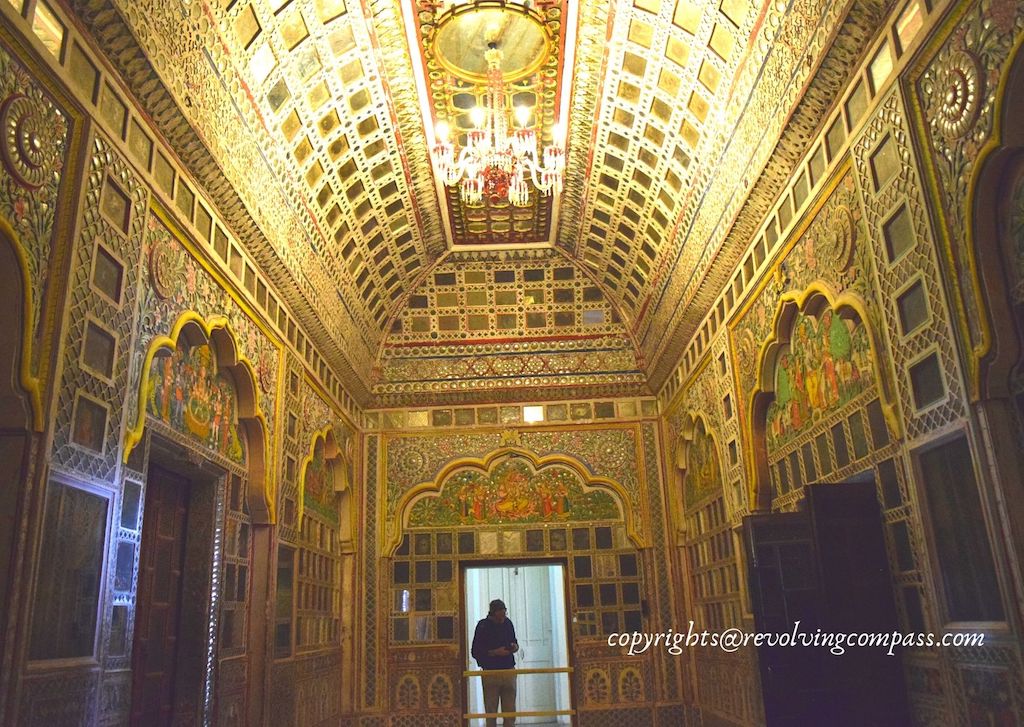 sheesh mahal at Mehrangarh Fort Jodhpur Rajasthan India