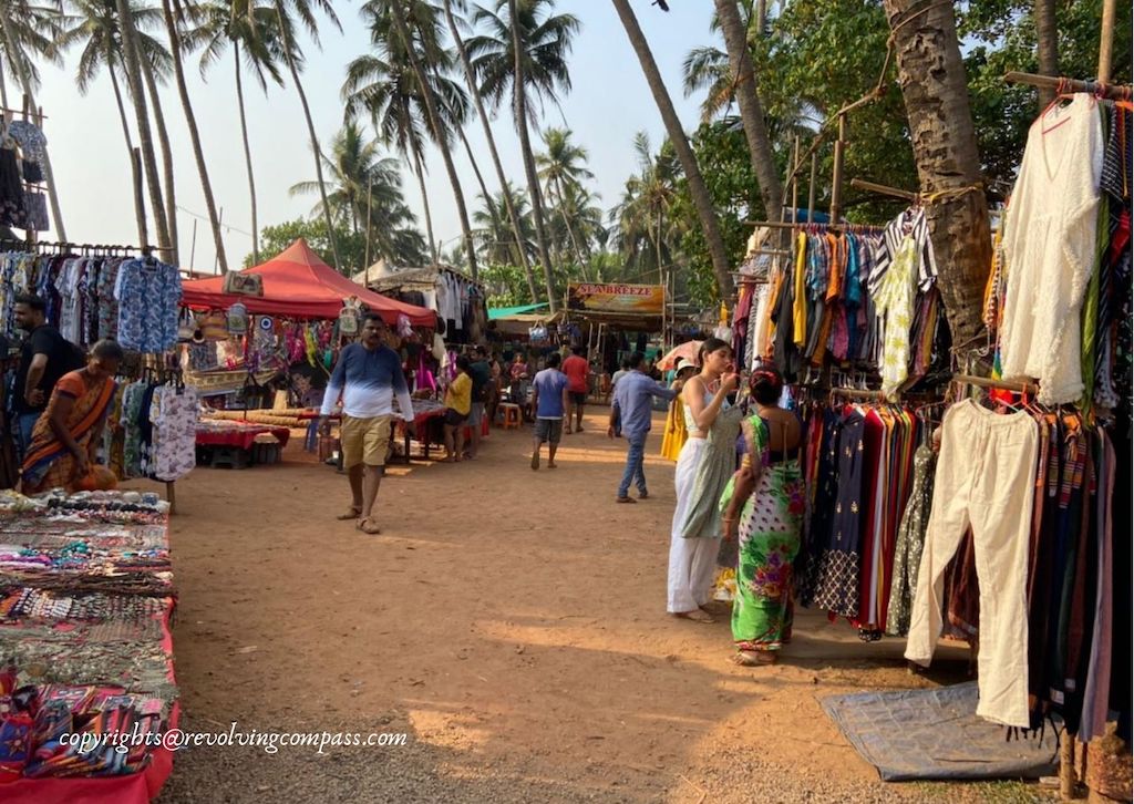 Wednesday flea market at Anjuna Goa