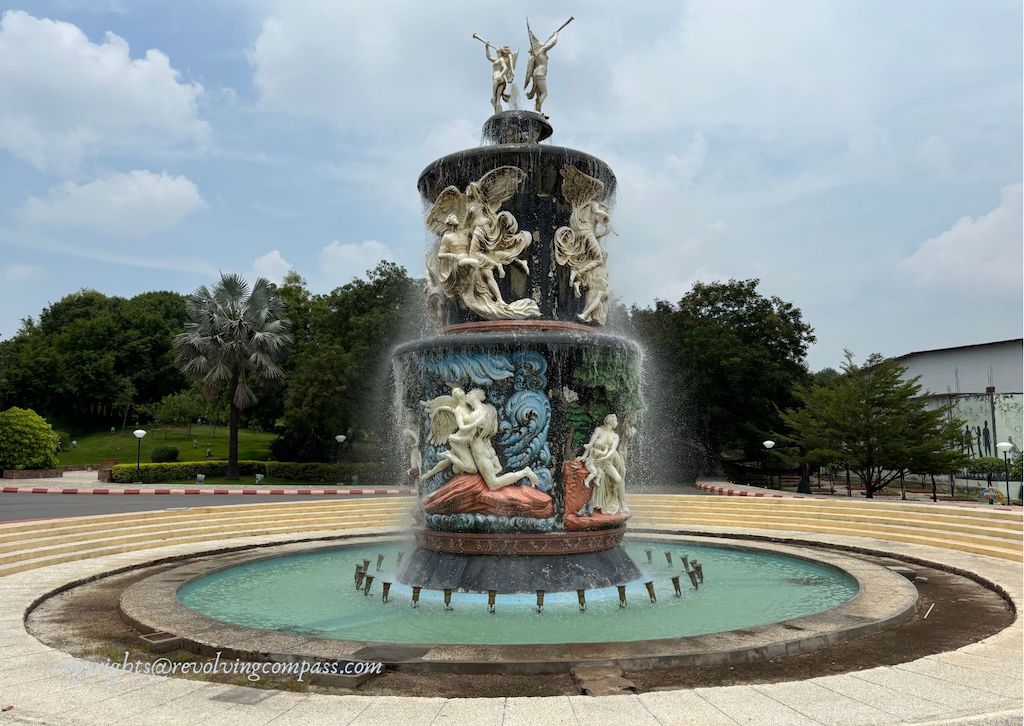 European themed fountain at Ramoji Film City Hyderabad